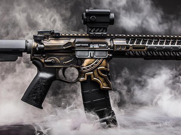 EMG Spike's Tactical Licensed Rare Breed Spartan M4 Airsoft AEG Rifle w/ M-LOK Handguard (Model: 13.2 Carbine / 400 FPS)