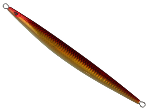 SPRO Aiya Long Drifting Fishing Jig (Color: Red Gold Glow Belly / 200g)