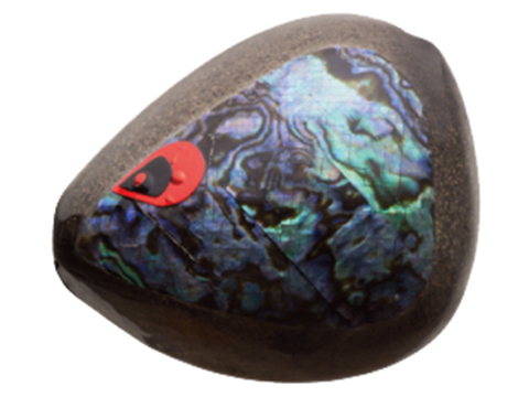 Black Abalone Black Glitter