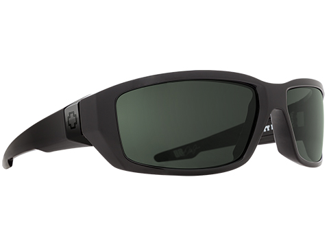 Spy Optic Dirty Mo Sunglasses (Color: Black Frame / HD Plus Gray Green Lens / Polarized)