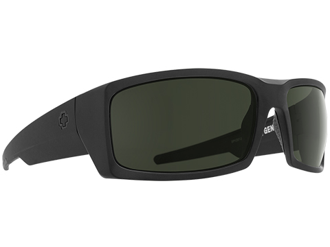 Spy Optic General Sunglasses (Model: Matte Black Frame / ANSI RX / HD Plus Gray Green Lens / Polarized)