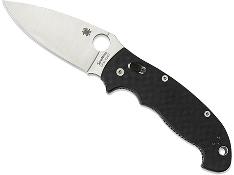 Spyderco MANIX� 2 XL Lightweight G-10 Folding Knife (Model: Plain Edge / Black)