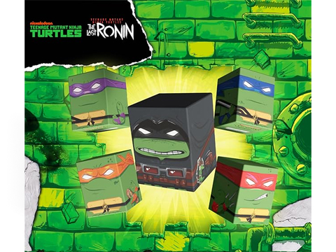 Squaroes x Teenage Mutant Ninja Turtles Action Mode 100+ Protective Deck Box - Ultimate Guard 
