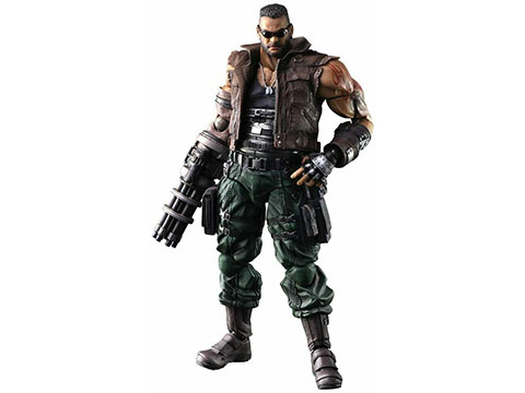 Play Arts Kai Final Fantasy VII Remake Poseable PVC Figure (Figure: Barret Wallace Ver.2)