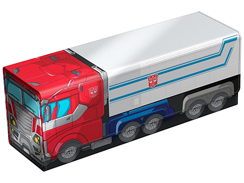 Squaroes x Transformers Optimus Prime Truck 400+ Card Collector Case