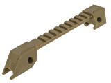 SRU 3D Printed 20mm Optic Rail for SCAR-L P1 Bullpup PDW Airsoft Rifles and Kits (Color: Tan)