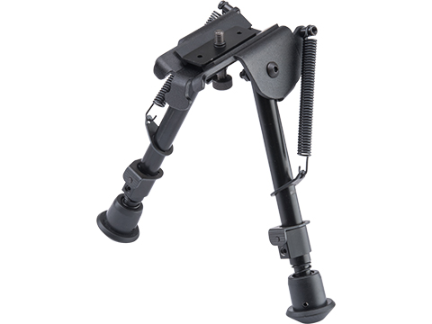 SRC Foldable Tactical Bipod w/ Adjustable Spring Loaded Legs for M700, M14 & M16 Airsoft Rifles