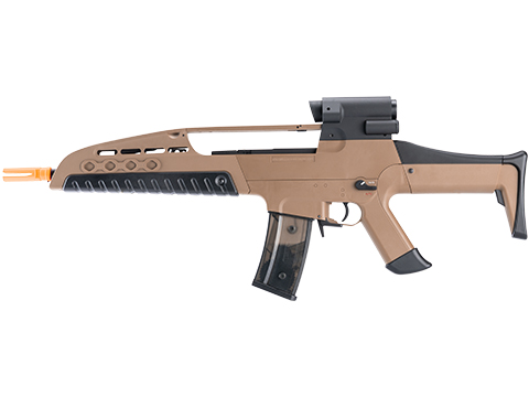 SRC SR8-2 XM8 Gen3 Airsoft AEG Rifle w/ Integrated Scope (Color: Desert Tan)