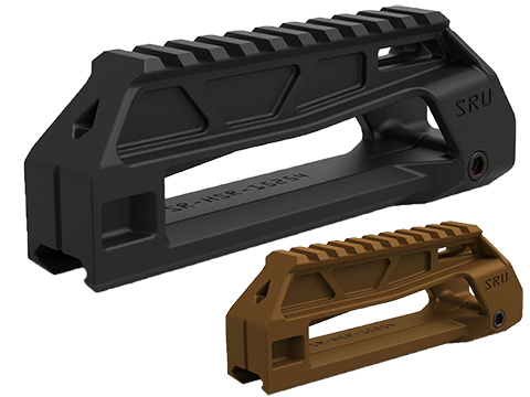 SRU 3D Printed P90 Style Riser Mount w/ Built-In Aiming Aperture 