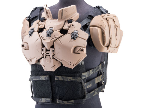 SRU Tactical Armor Kit for JPC Style Vests (Color: Tan)