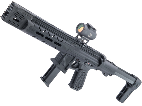 SRU Completed Gas Blowback Carbine Kit w/ Action Army AAP-01 Airsoft Pistol Installed (Color: Black)