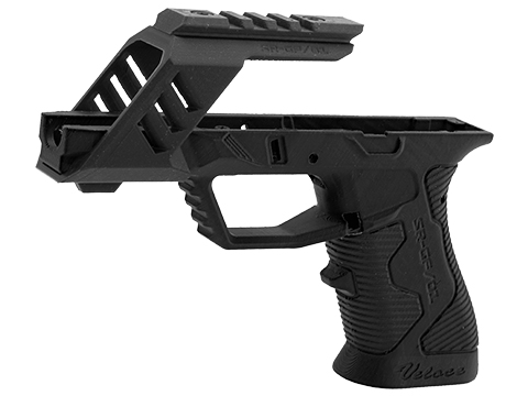 SRU 3D Printed Frame for ISSC M22, SAI BLU, Lonewolf, & Compatible Airsoft Gas Blowback Pistols (Color: Black)