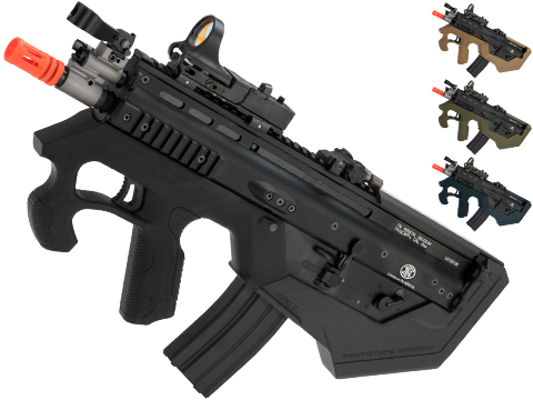 Evike.com Custom WE-Tech SCAR-L Gas Blowback Rifle w/ SRU SCAR-L Bullpup Conversion Kit 