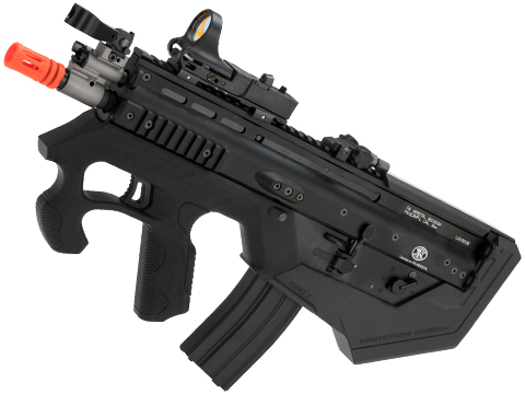 Evike.com Custom WE-Tech SCAR-L Gas Blowback Rifle w/ SRU SCAR-L Bullpup Conversion Kit (Color: Black / CO2)