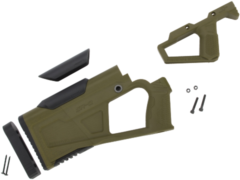 SRU SRQ AR Advanced Kit for Gas Blowback Airsoft M4 Rifles (Color: OD Green)