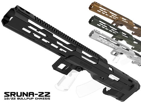 SRU SRUNA-22 Bullpup Chassis Conversion Kit for KJW KC-02 Gas Blowback Rifle 
