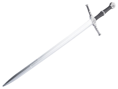 Foam Blaster Replica PU Foam Prop Weapons for Cosplay & LARP (Model: White Wolf Steel Sword)