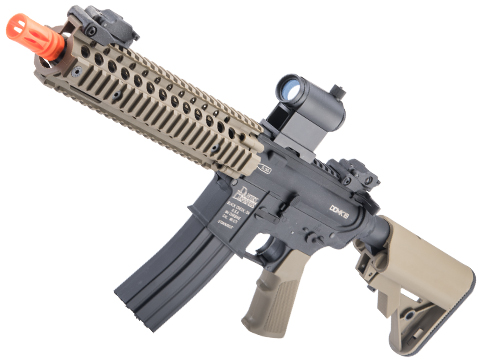 Matrix Sportsline Daniel Defense Licensed Mk18 Mod.1 Airsoft AEG Rifle w/ G3 Micro-Switch Gearbox (Color: Dark Earth)