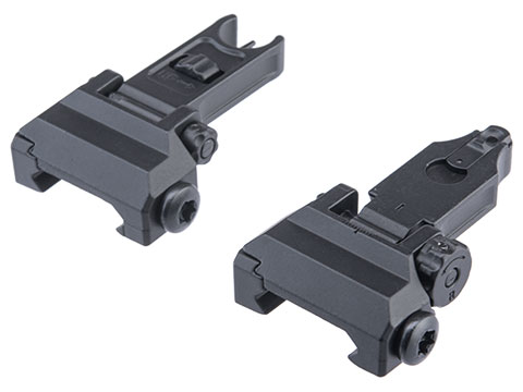 EMG Spike's Tactical Licensed Micro Flip-Up Back-up Iron Sights (Color: Black)