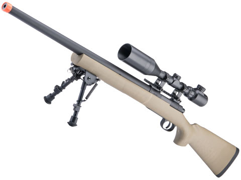 S&T High Power 700 Bolt Action Sniper Rifle (Color: Desert)