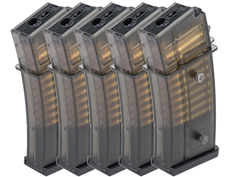 Matrix G36 Precision Feeding 50 Round Mid-CAP Magazine w/ Dummy Bullet (Package: Box of 5)