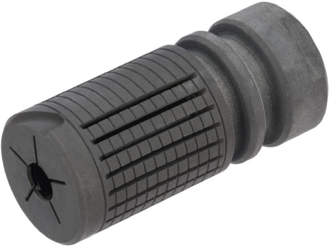 Matrix Steel CNC SR-16 / PDW Type Flash Hider for Airsoft AEG (Thread: 14mm Negative)