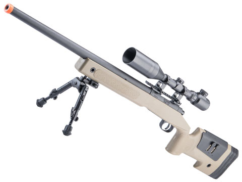 S&T M40A3 Bolt Action Airsoft Sniper Rifle (Color: Tan)