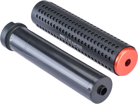 Evike Night Fire Dual Sensor Airsoft Auto Tracer / Mock Silencer Barrel Extension (Thread: Positive)