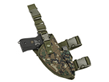 Matrix Deluxe Tactical Thigh Holster (Color: Digital Woodland / Right)