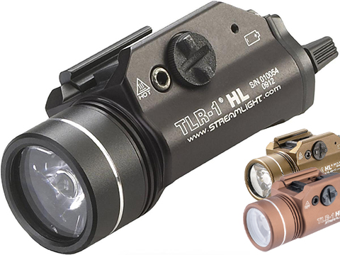 Streamlight TLR-1-HL 1000 Lumen C4 LED Rail Mounted Weapon Light 