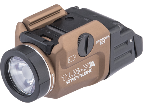 Streamlight TLR-7A Weapon Light w/ Swappable Rear Switch Configurations (Color: Dark Earth)