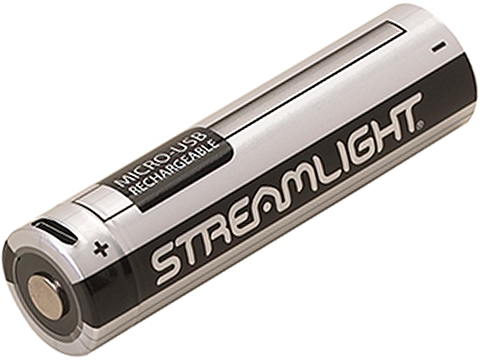 Streamlight 3.7V 2600mAh 18650 USB Rechargeable Battery for Tactical Flashlights