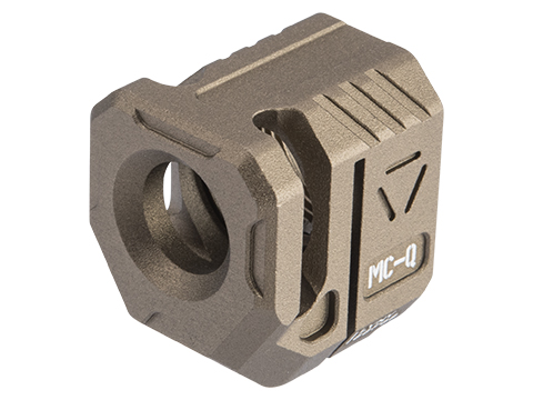 Strike Industries 14mm Negative Micro Threaded Airsoft Compensator (Color: Tan / Quad)