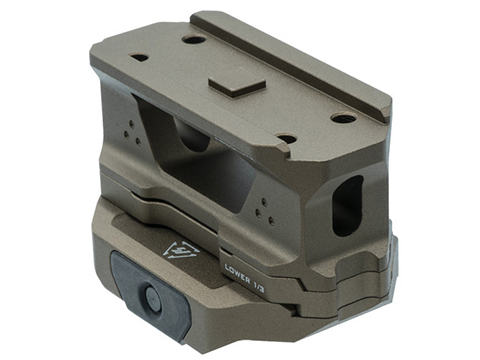 Strike Industries 3-Piece Low Profile Riser Mount for T1 Red Dot Scopes (Color: Flat Dark Earth)