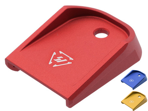 Strike Industries Aluminum Magazine Base Plate for GLOCK Pistols (Color: Red)