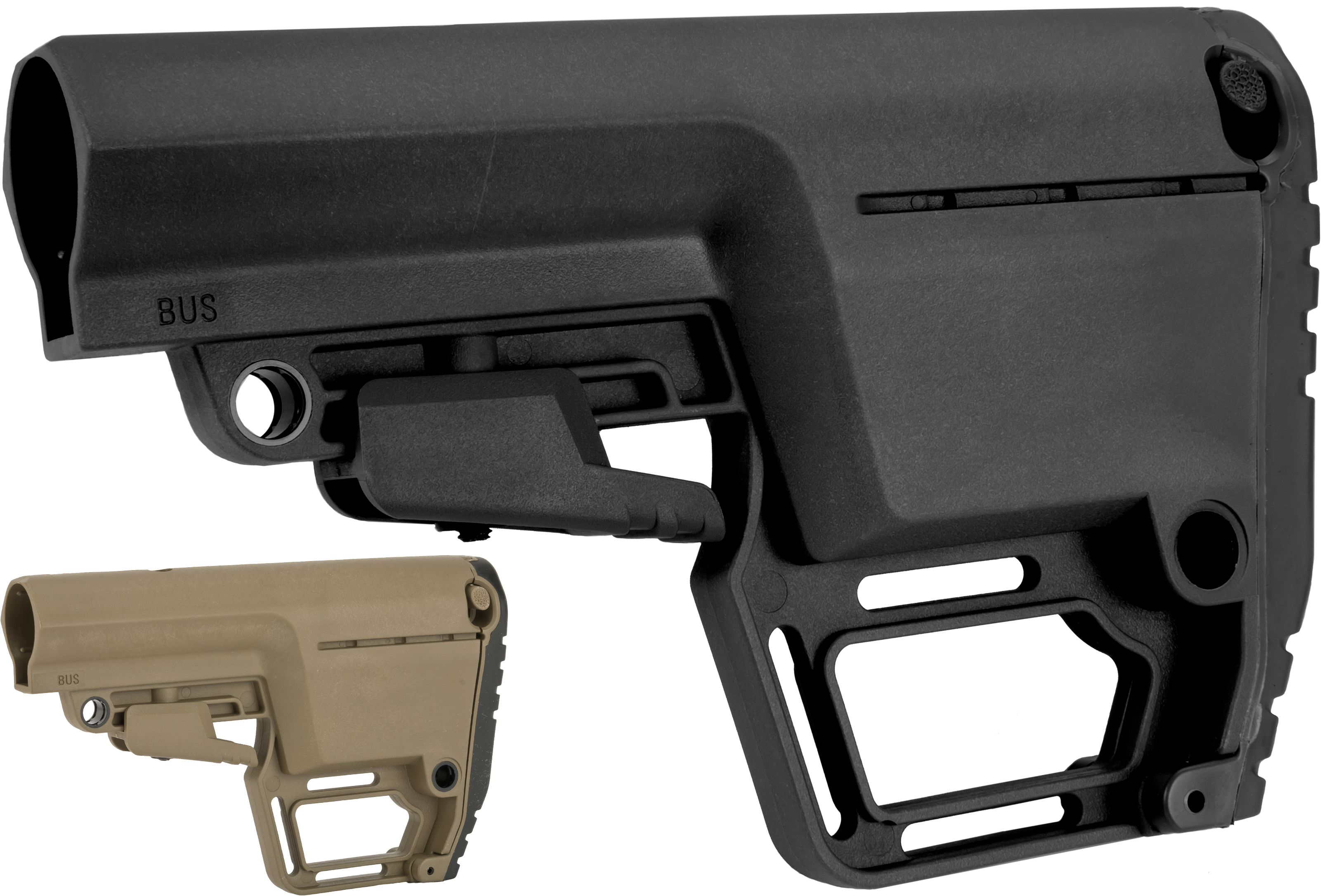 Mission First Tactical Battlelink Utility Stock for M4 Series AEG (Color: Black)