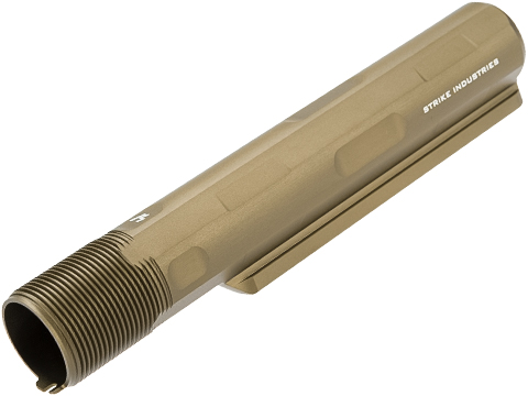 Strike Industries Advanced Receiver Extension 7 Position Buffer Tube for AR15 Rifles (Color: Flat Dark Earth)