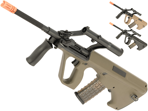 Snow Wolf AUG A1 Military Bullpup Airsoft AEG Rifle w/ Integrated Scope (Color: OD Green / Rifle)