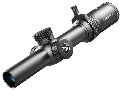 Swampfox Optics Tomahawk Series SFP Illuminated LPVO Scope (Model: 1-4X24 / Guerrilla Dot BDC)