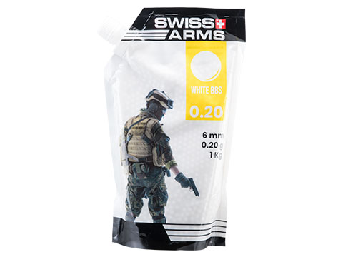 Swiss Arms High Grade Precision Airsoft BBs (Weight: 0.20g / 1kg)