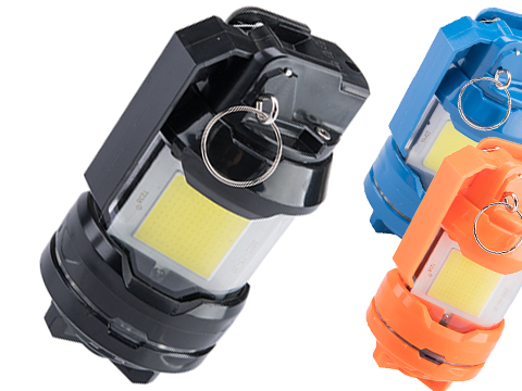T238 Rechargeable Tactical Prop Electric Flashbang w/ Strobe and Alarm 