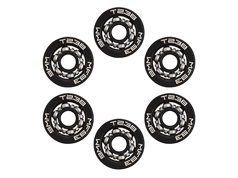 T238 9mm J-Caged Deep Groove Ball Bearings for Airsoft AEG Gearboxes