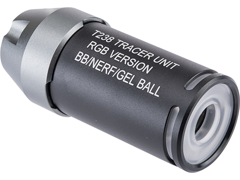 T238 Rechargeable Tracer BB for Airsoft, Foam Dart & Gel Ball Tracer Unit (Color: Black)