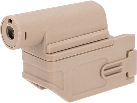 Matrix M4 to M870 AEG Magazine Adapter for Tokyo Marui Spec Airsoft Shotguns (Color: Tan)