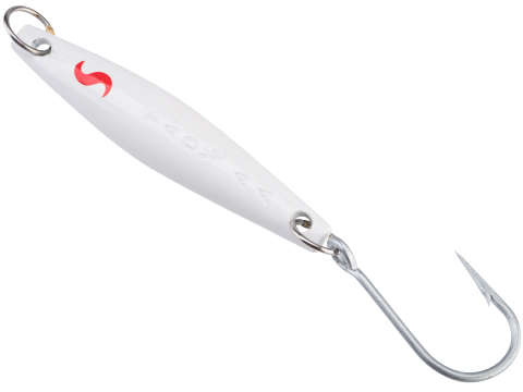 Tady AA Fixed SIngle Hook Jig (Color: White Red S Glow)