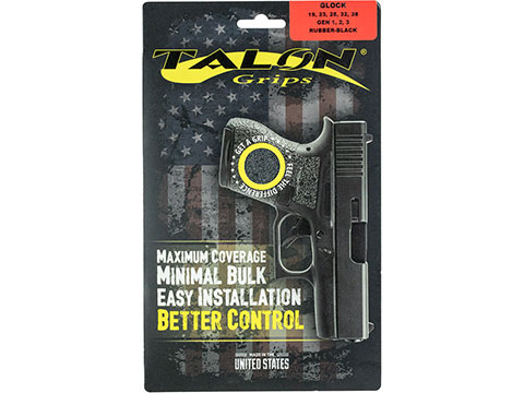TALON Grips Inc Slip Resistant Adhesive Grip Tape for Handguns (Model: Granulate Black / GLOCK 17, 22, 24, 31, 34, 35, 37)