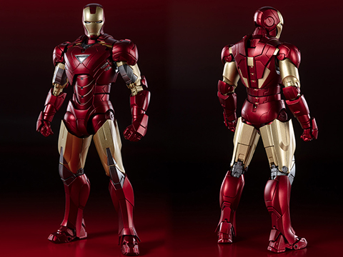 Bandai Namco Iron Man Mark 6 THE INFINITY SAGA Poseable PVC Figure by Tamashii Nations S.H. Figuarts