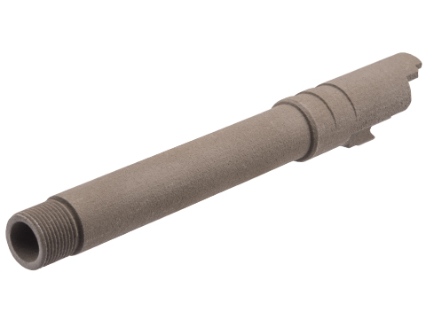 Tapp Airsoft 3D Printed Threaded Barrel w/ Custom Cerakote for Tokyo Marui 1911 Gas Blowback Airsoft Pistols (Color: Magpul Flat Dark Earth)