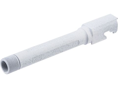 Tapp Airsoft 3D Printed Threaded Barrel w/ Custom Cerakote for Tokyo Marui P226 Gas Blowback Airsoft Pistols (Color: Bright White)