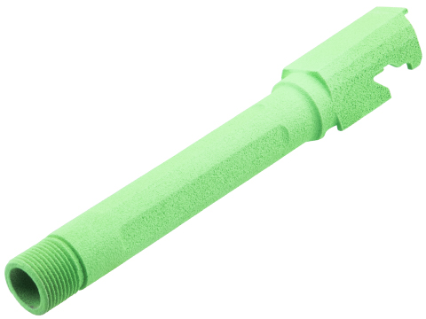 Tapp Airsoft 3D Printed Threaded Barrel w/ Custom Cerakote for Tokyo Marui P226 Gas Blowback Airsoft Pistols (Color: Parakeet Green)